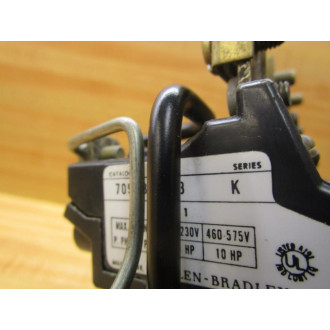 Allen Bradley 709-BOD103 Starter 709-B0D103 W 3 Relays - Used