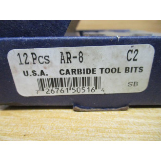 American Carbide Tool AR-8 C2 Carbide Tool Bit 12" AR-8 (Pack of 12)