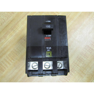 Square D QOB3100 Bolt On Circuit Breaker 100A 3 Poles 240V - New No Box