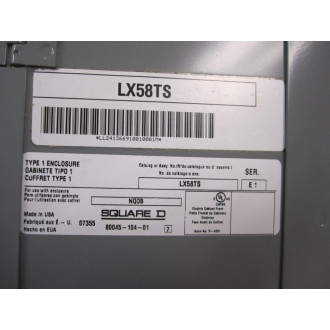 Square D LX58TS Panelboard Trim