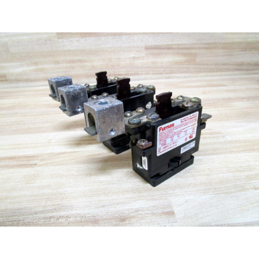 Furnas 48HC37AA2 Overload Relay 1 Pole (Pack of 3) - Used