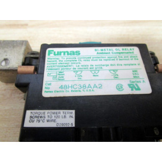 Furnas 48HC38AA2 Overload Relay - Used