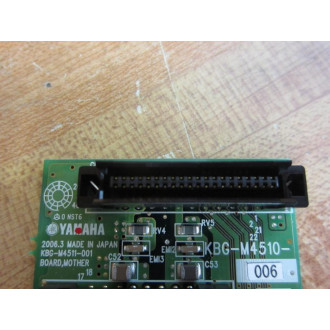 Yamaha KBG-M4511-001 Mother Board Assy KBG-M4510-006 - Used