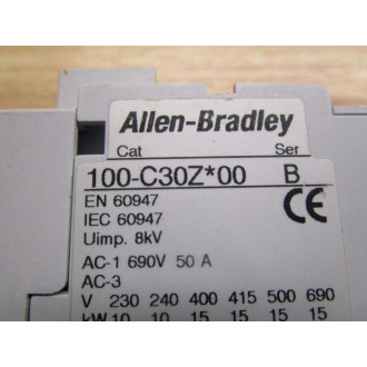 Allen Bradley 100-C30Z*00 Contactor 100C30Z00 - Used