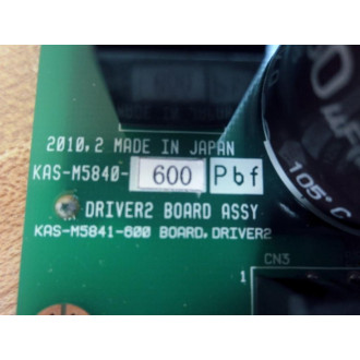 Yamaha KAS-M5840-600 Driver2 Board Assy KAS-M5841-600 - Used