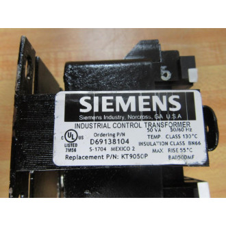 Siemens KT9050P Industrial Control Transformer - Used