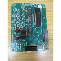 Tyco 562-841 Simplex 6400 Coded  Impulse Board 562841 - Used