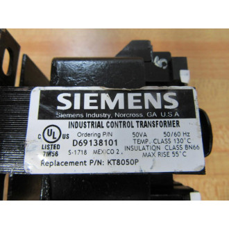 Siemens KT8050P Transformer WO Fuse Block - New No Box