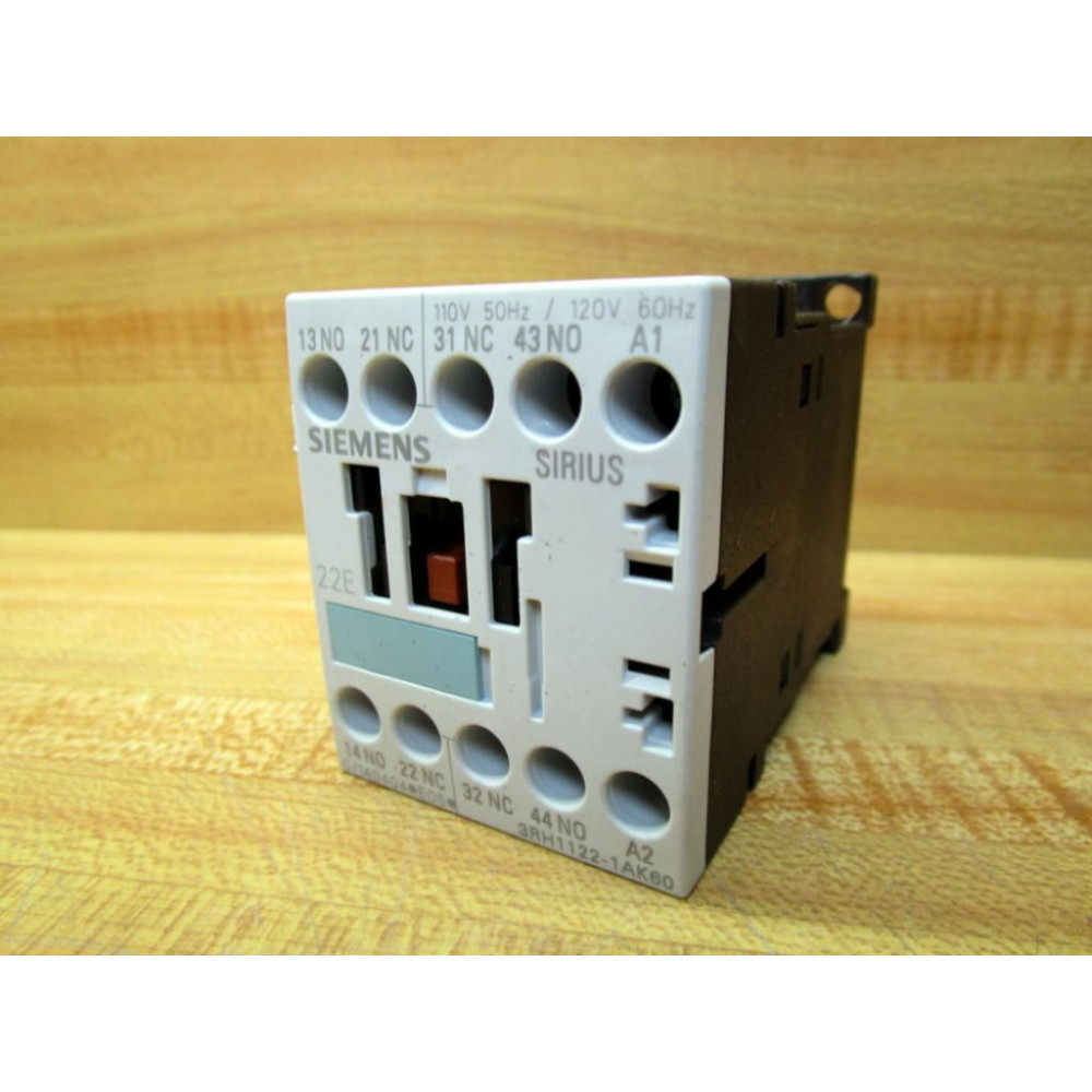 Siemens 3RH1122-1AK60 Relay 3RH11221AK60 G140404*E05 - Used