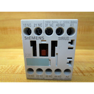 Siemens 3RH1122-1AK60 Relay 3RH11221AK60 G140404*E05 - Used