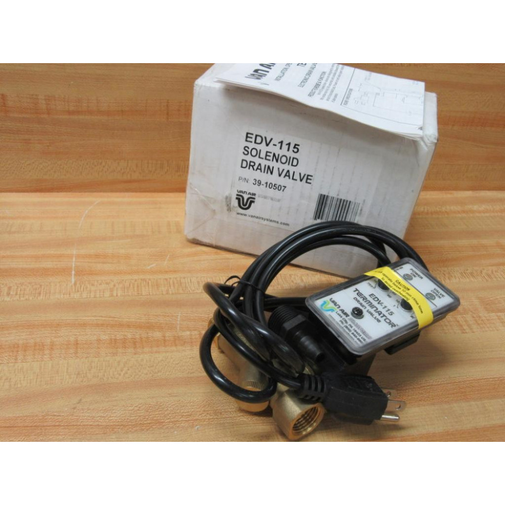 Van Air EDV-115 Solenoid Drain Valve 39-10507 Van Air EDV-115 Solenoid Drain Valve 39-10507