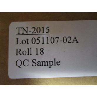 3M TN-2015 Wheel Weight System 113" Partial Roll