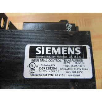 Siemens KT9150 Industrial Control Transformer - New No Box