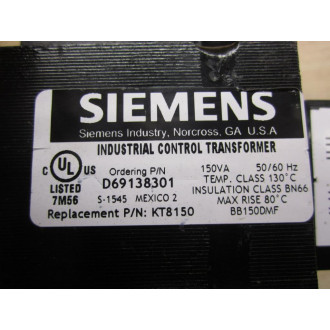 Siemens KT8150 Transformer WO Fuse Block - New No Box