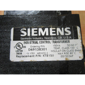 Siemens KT8150 Transformer WO Bolts - Used