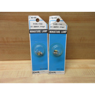 Calectro 1768 Miniature Lamps Light Bulbs E2-458 (Pack of 4)