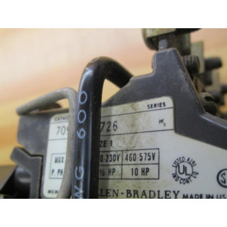Allen Bradley 709-B0D726 Starter 709BOD726 - Used