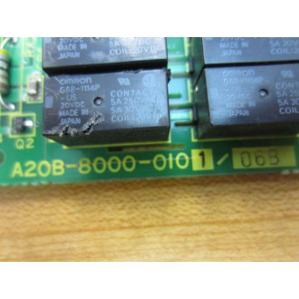 Fanuc A20B-8000-0101 Output PCB A20B-8000-010106B   Non-Refundable - Parts Only