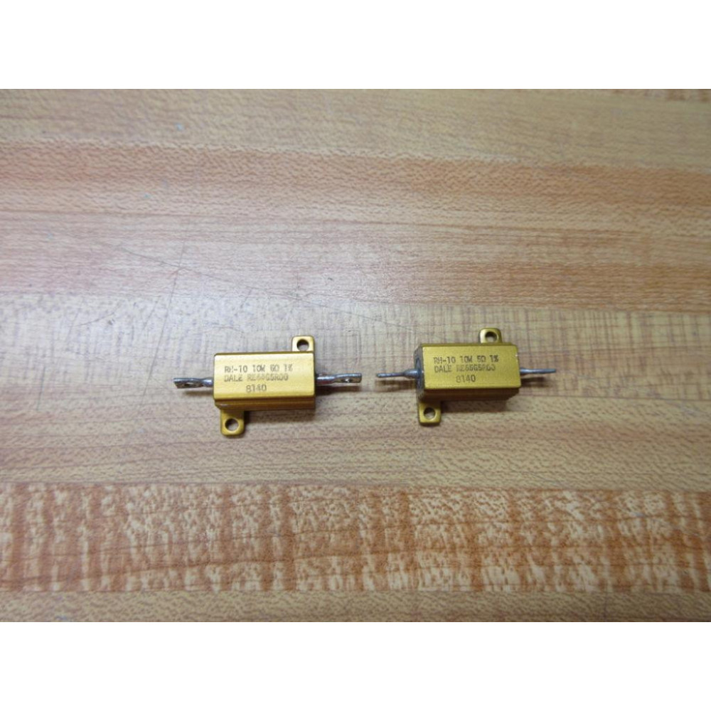Dale RE65G5R00 Vishay Resistor 5Ω 10W 1% (Pack of 2) - New No Box