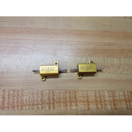 Dale RE65G5R00 Vishay Resistor 5Ω 10W 1% (Pack of 2) - New No Box