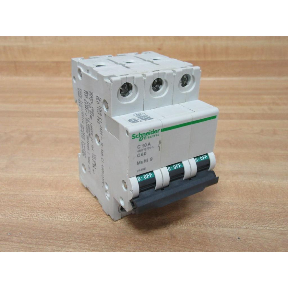 Schneider 24466 Square D 10A Breaker Merlin Gerin MG24466 - Used