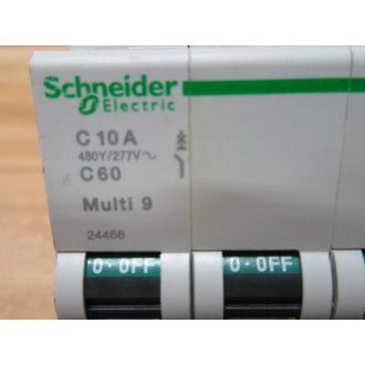 Schneider 24466 Square D 10A Breaker Merlin Gerin MG24466 - Used