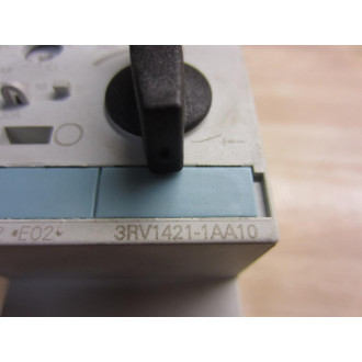 Siemens 3RV1421-1AA10 Manual Motor Controller 3RV14211AA10 - Used
