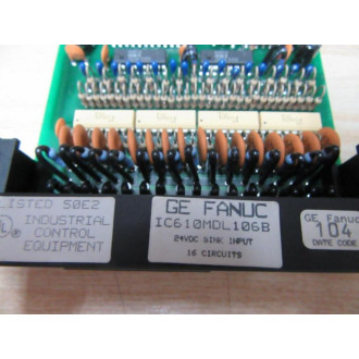 GE Fanuc IC610MDL106B Input Module - New No Box