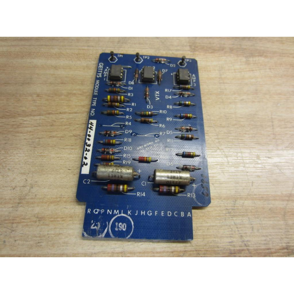 Gettys 44-0032-02 Circuit Board 44-0032-101 - Used