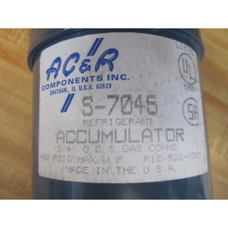 AC & R Components S-7046 Refrigerant Accumulator S7046 - New No Box