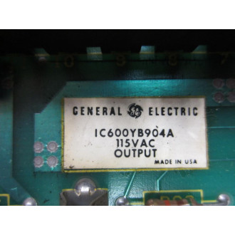 General Electric IC600YB904A GEFanuc Output Board - Parts Only