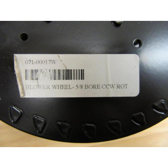 071-00017W Blower Wheel 07100017W