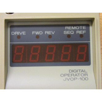 Yaskawa JVOP-100 Digital KeyPad Operator wDisplay JVOP100 wRibbon Cable - Used