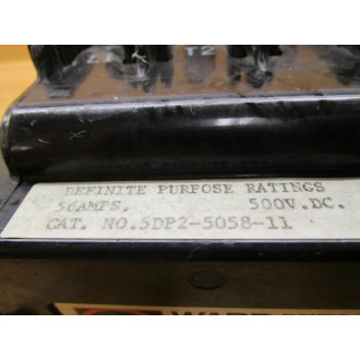 Ward Leonard 5DP2-5058-11 Contactor 5DP2505811 - Used