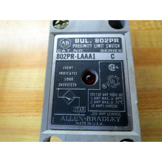 Allen Bradley 802PR-LAAA1 Limit Switch 802PRLAAA1 wo Receptacle - Used