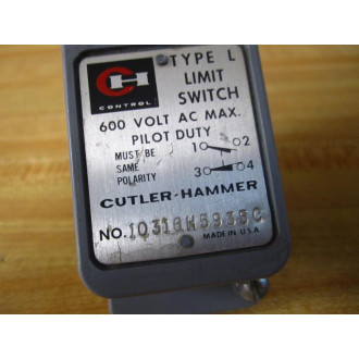 Cutler Hammer 10316H5935C Limit Switch - New No Box