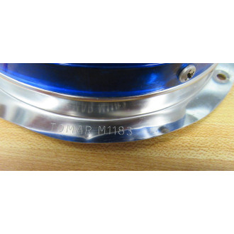 Tomar Electronics 804-1274 Blue Maxi Strobe 8041274 With Mount 12-74VDC - Used