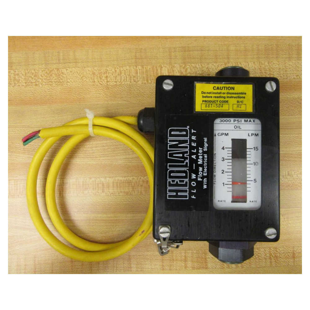 Hedland 681-504 Flow Meter 681504 - Used