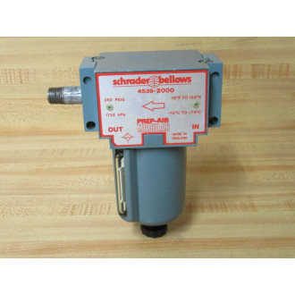 Schrader Bellows 4539-2000 Pneumatic Prep Air Modular Filter 45392000 - Used