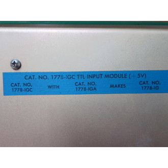 Allen Bradley 1778-IGC Input Module 1778IGC - Used