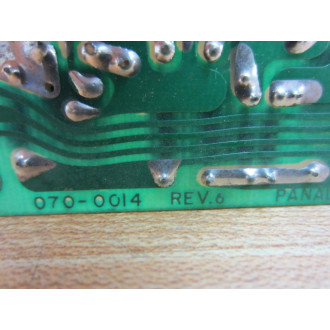 Panalarm 070-0014 Flasher Board  70-FP2 Rev.6 - Used