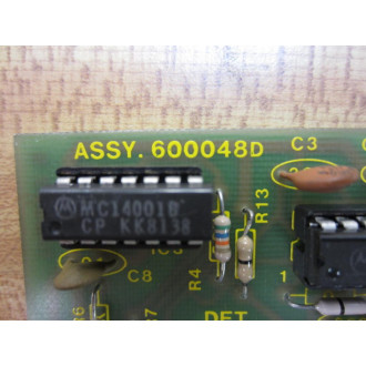 Parametrics 600048D PC Board - Used