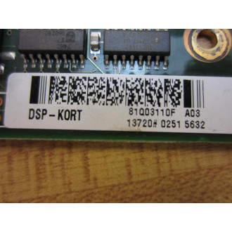 ABB 49Q03110AU DSP-KORT Board CAD047 81Q03110F A03 - Used