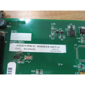 Overland Data 606834-007 Circuit Board 606834007 Rev.J - Used