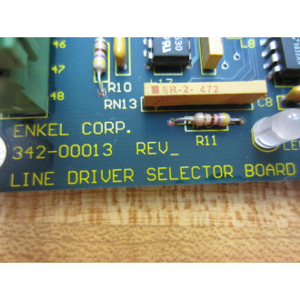 Enkel 342-00013 Line Driver Selector Board 34200013 - Used