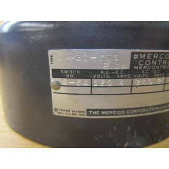 Mercoid Control DA-31-153 Pressure Switch DA31153 - New No Box