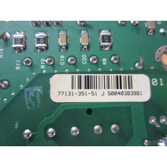 Allen Bradley 77131-351-51 Circuit Board 77131-350-06 1 Damaged  Key - Parts Only