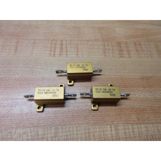 Dale RE65GR500 Vishay Resistor RH-10 .5Ω 10w (Pack of 3) - New No Box