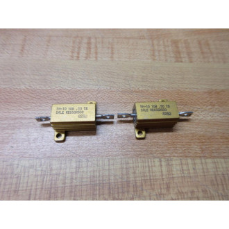 Dale RE65GR500 Vishay Resistor RH-10 .5Ω 10w (Pack of 3) - New No Box