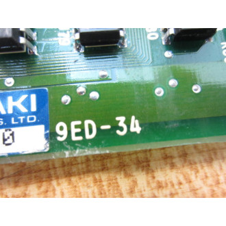 Kawasaki 9ED-34 Circuit Board 9ED34 Board As Is - Parts Only